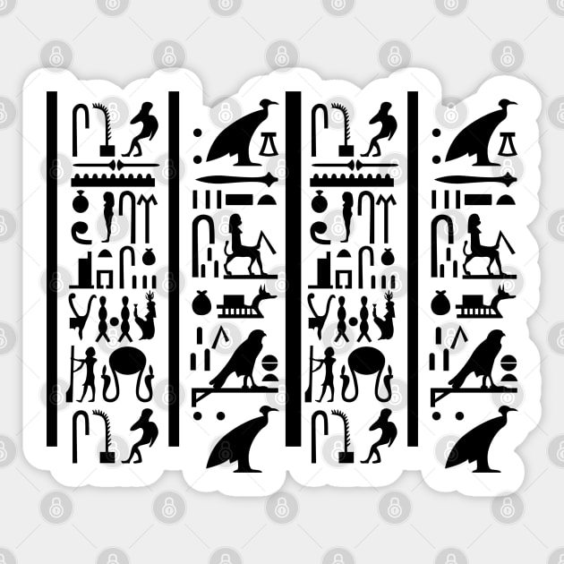 Egyptian Hieroglyphs Sticker by Pris25